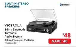 Visions Electronics VICTROLA 3-in-1 Bluetooth Turntable Audio System offer