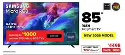 Visions Electronics 85 R85H 4K Smart TV offer