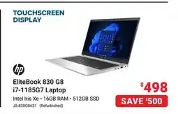 Visions Electronics Hp EliteBook 830 G8 i7-1185G7 Laptop offer