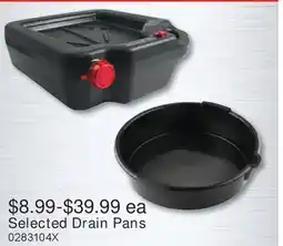 PartSource Selected Drain Pans offer