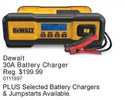 PartSource Dewalt 30A Battery Charger offer