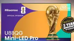 2001 Audio Video 55U88QG Hisense U88QG Mini LED Pro offer