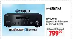 2001 Audio Video RN600AB YAMAHA Network Hi-Fi Receiver - BLACK OR SILVER offer