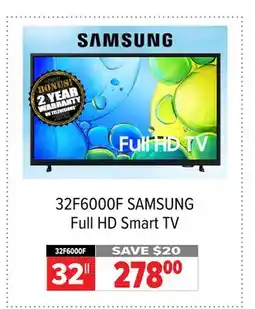 2001 Audio Video 32F6000F 32 SAMSUNG Full HD Smart TV offer