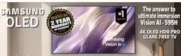 2001 Audio Video QN55S95H Samsung 55 Vision AI 4K OLED HDR PRO GLARE FREE TV offer