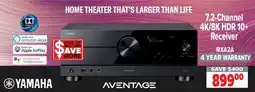 2001 Audio Video Yamaha 7.2-Channel 4K/8K HDR10+ Receiver offer