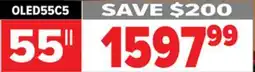 2001 Audio Video OLED55C5 LG 55 OLED EVO AI C5 4K SMART TV 2025 offer