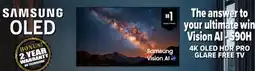 2001 Audio Video QN55S90H SAMSUNG 55 4K OLED HDR PRO GLARE FREE TV offer