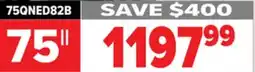 2001 Audio Video 75QNED82B LG 75 QNED evo AI MiniLED offer
