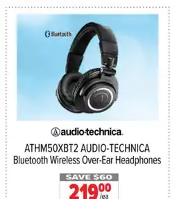 2001 Audio Video AUDIO-TECHNICA Bluetooth Wireless Over-Ear Headphones offer