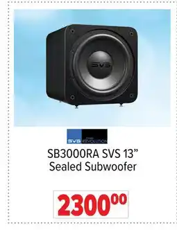 2001 Audio Video SB3000RA SVS 13 Sealed Subwoofer offer