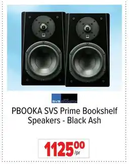 2001 Audio Video PBOOKA SVS Prime Bookshelf Speakers - Black Ash offer