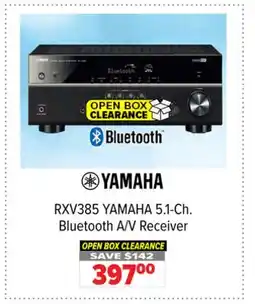 2001 Audio Video RXV385 YAMAHA 5.1-Ch. Bluetooth A/V Receiver offer