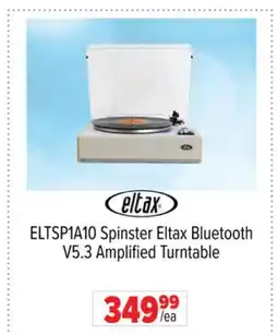 2001 Audio Video ELTSP1A10 Eltax Spinster Eltax Bluetooth V5.3 Amplified Turntable offer
