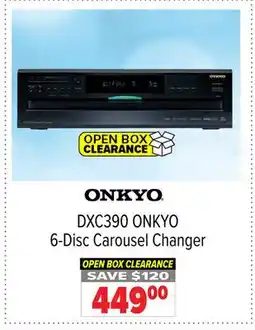 2001 Audio Video DXC390 ONKYO 6-Disc Carousel Changer offer