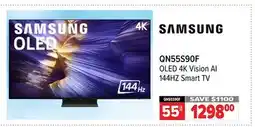 2001 Audio Video QN55S90F SAMSUNG OLED 4K Vision AI 144HZ Smart TV 55 offer