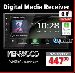 2001 Audio Video DMX5710S Kenwood Digital Media Receiver offer