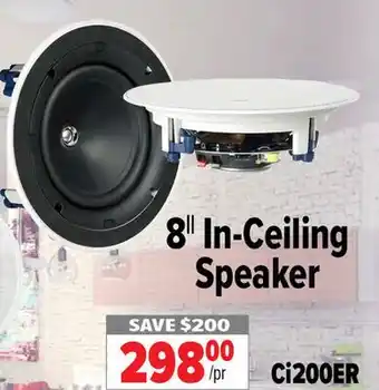 2001 Audio Video Ci200ER KEF 8 In-Ceiling Speaker offer
