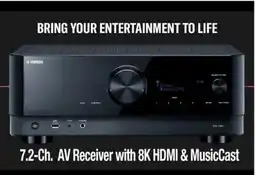 2001 Audio Video Yamaha 7.2-Ch. AV Receiver with 8K HDMI & MusicCast offer