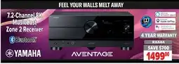 2001 Audio Video RXA4A YAMAHA 7.2-Channel 8K MusicCast Zone 2 Receiver offer