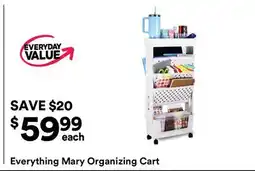 Michaels Everything Mary Organizing Cart offer