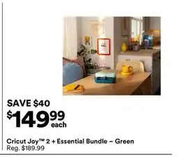 Michaels Cricut Joy 2 + Essential Bundle – Green offer