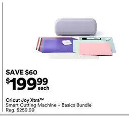 Michaels Cricut Joy Xtra Smart Cutting Machine + Basics Bundle offer