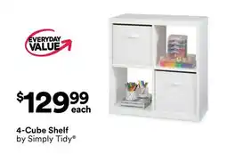 Michaels 4-Cube Shelf by Simply Tidy offer