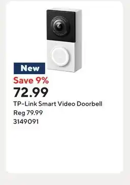 Staples TP-Link Smart Video Doorbell offer
