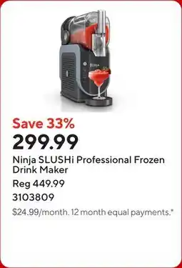 Staples Ninja SLUSHi Professional Frozen Drink Maker offer