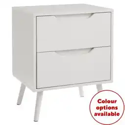 Staples Monarch Specialties 24 2-Drawer Laminate Accent Table - White offer