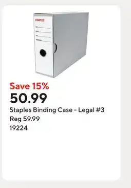 Staples Staples Binding Case - Legal #3 offer