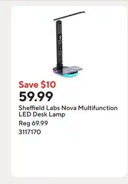 Staples Sheffield Labs Nova Multifunction LED Desk Lamp offer