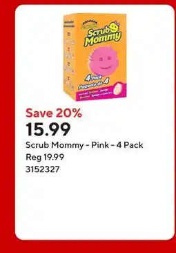 Staples Scrub Mommy - Pink offer