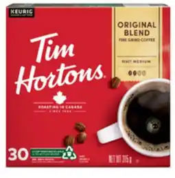 Staples Tim Hortons Original Blend Single Serve Coffee offer