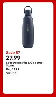 Staples SodaStream Fizz & Go bottle - Storm offer