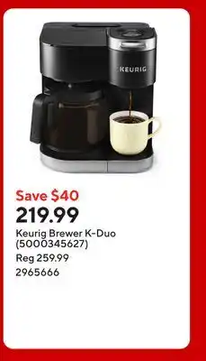 Staples Keurig Brewer K-Duo (5000345627) offer