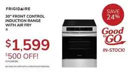 Goemans Appliances 30 FRONT CONTROL INDUCTION RANGE WITH AIR FRY offer