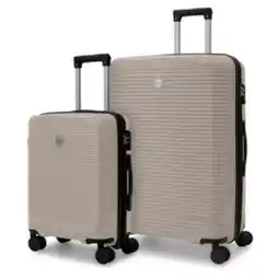 Staples Swiss Mobility Rhodes 2-Piece Hardside Luggage set - Latte offer