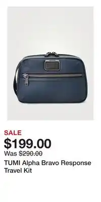 Holt Renfrew TUMI Alpha Bravo Response Travel Kit offer