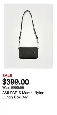 Holt Renfrew AMI PARIS Marcel Nylon Lunch Box Bag offer