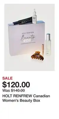 Holt Renfrew HOLT RENFREW Canadian Women's Beauty Box offer