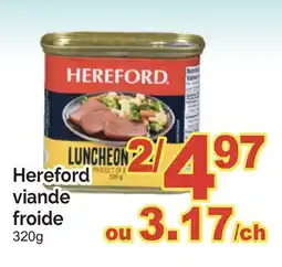 T&T Supermarket Hereford viande froide offer