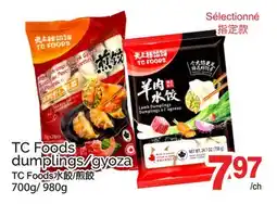 T&T Supermarket TC FOODS DUMPLINGS/GYOZA, 700/980G offer