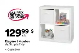 Michaels Étagère à 4 cubes de Simply Tidy offer
