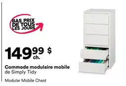 Michaels Commode modulaire mobile de Simply Tidy offer