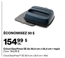 Michaels Cricut EasyPress SE de 30,4 cm x 25,4 cm + tapis offer