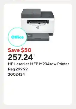 Staples HP LaserJet MFP M234sdw Printer offer