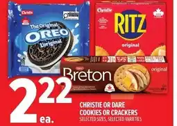 Metro Christie or dare cookies or crackers offer