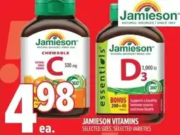 Metro Jamieson vitamins offer